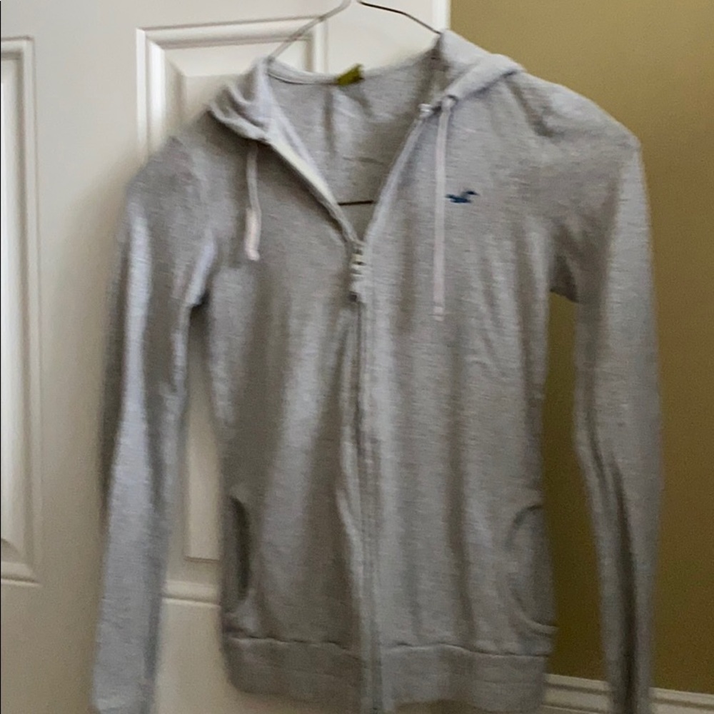 Hollister grey hoodie